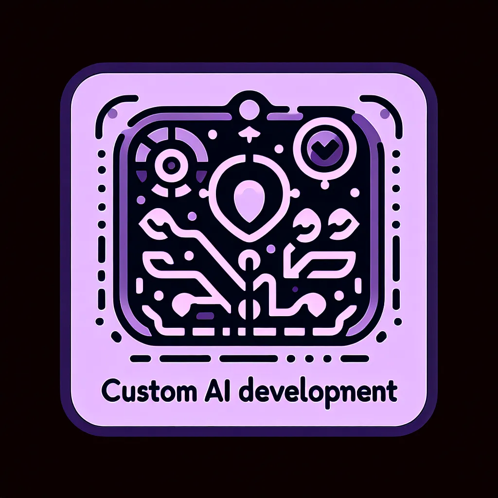 Custom AI Development Icon